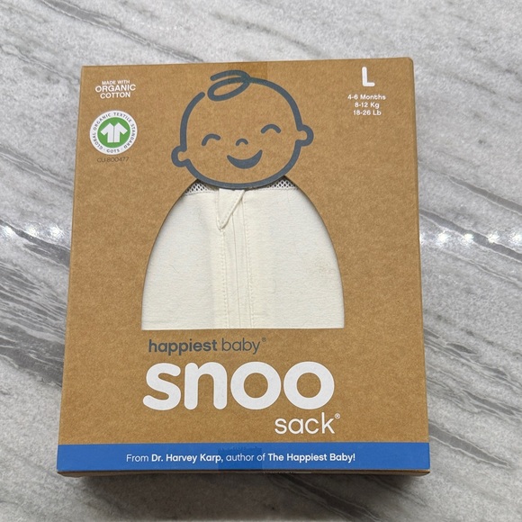 happiest baby Other - Happiest Baby Snoo Sack Organic Cotton Sleep Sack - Cream